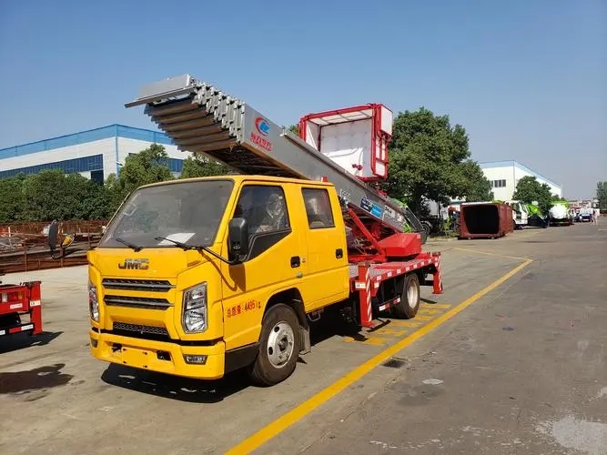 平度附近云梯车出租 砂石搬运